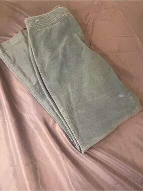Dress Barn Sage Green Corduroy Trousers